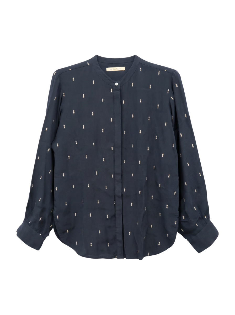 MOSS RAYON DIA EMBROIDERY SHIRTS