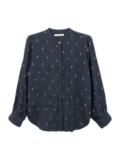 MOSS RAYON DIA EMBROIDERY SHIRTS