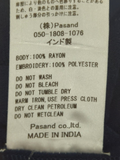 MOSS RAYON DIA EMBROIDERY SHIRTS
