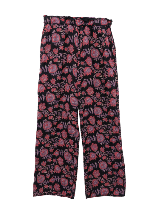 BLK PRINT PANTS