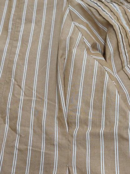 POPLIN TUCK SLEEVE DRESS