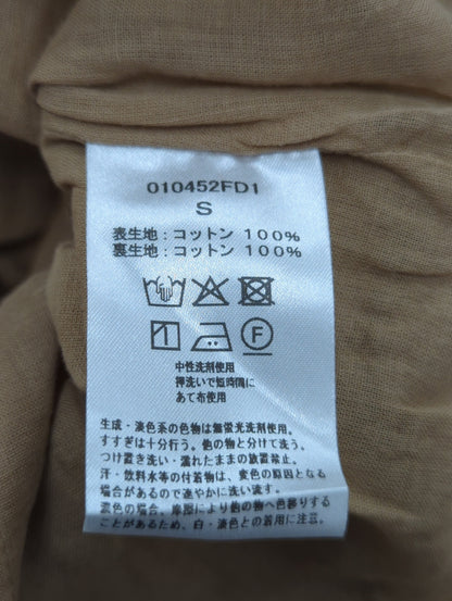 POPLIN TUCK SLEEVE DRESS