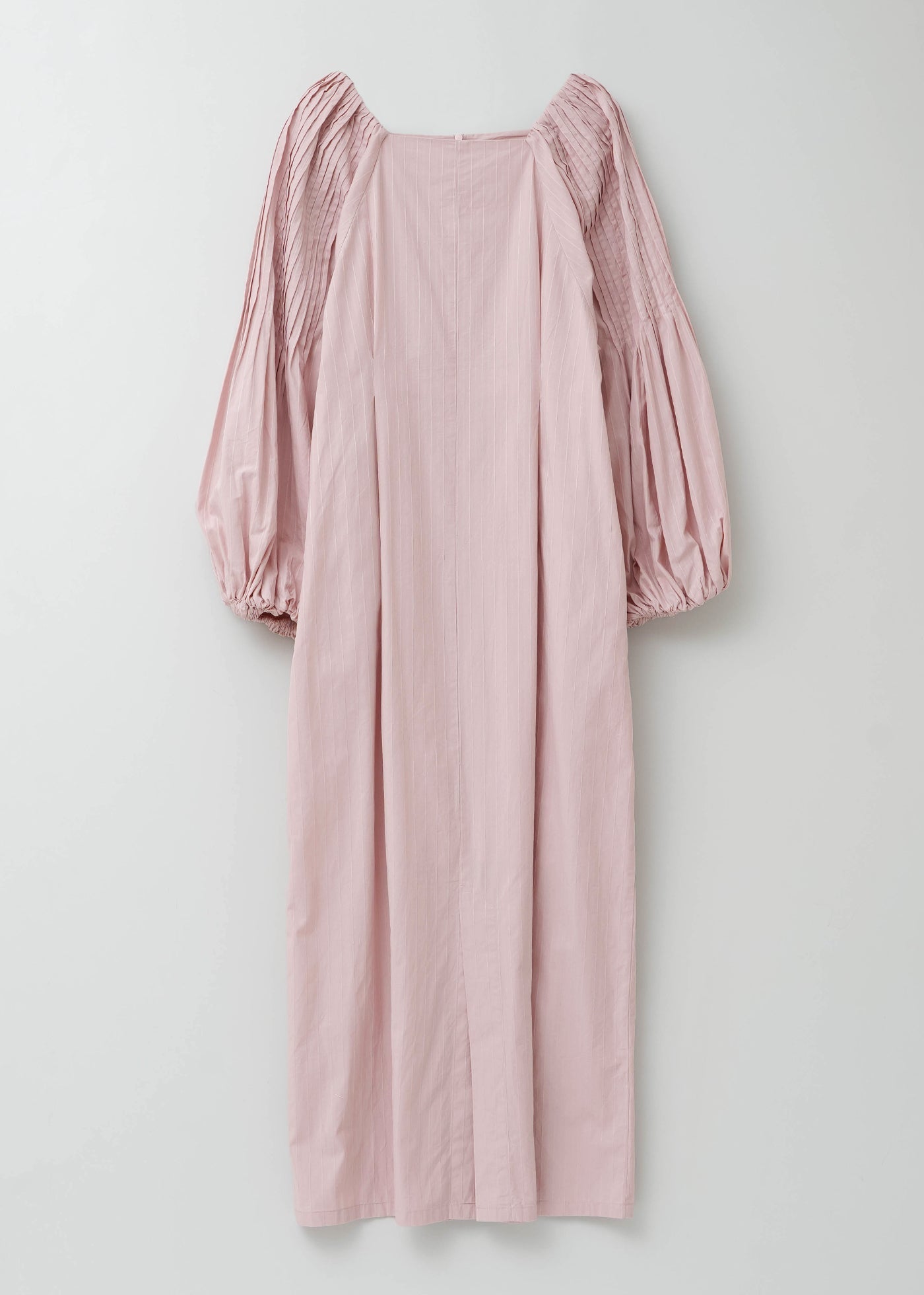POPLIN TUCK SLEEVE DRESS