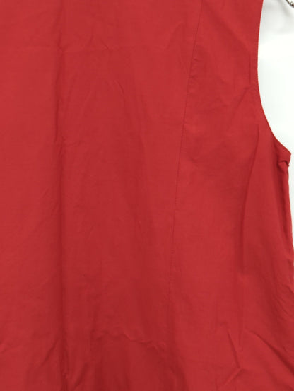 POPLIN SOLID SLEEVELESS BALLOON DRESS