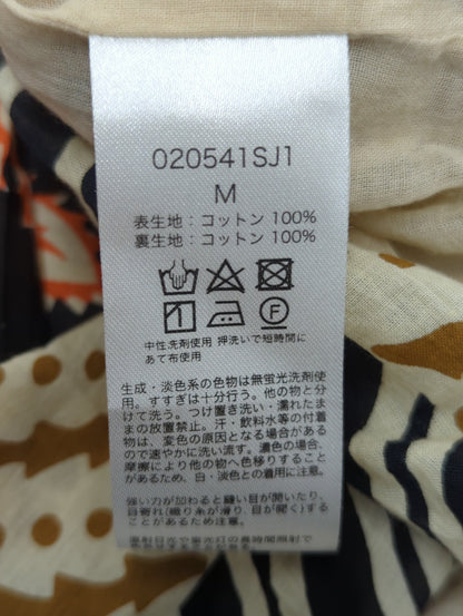 MURAL PRINT SHIRRING DRESS