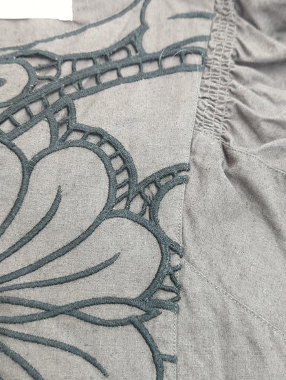 PEONY FLOWER CUTWORK DRESS