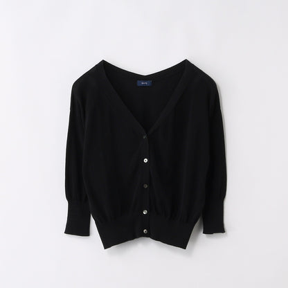 Vネックカーディガン