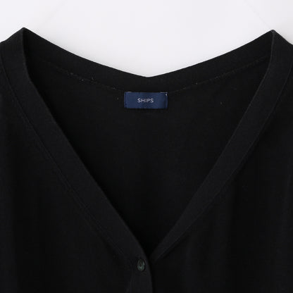 Vネックカーディガン
