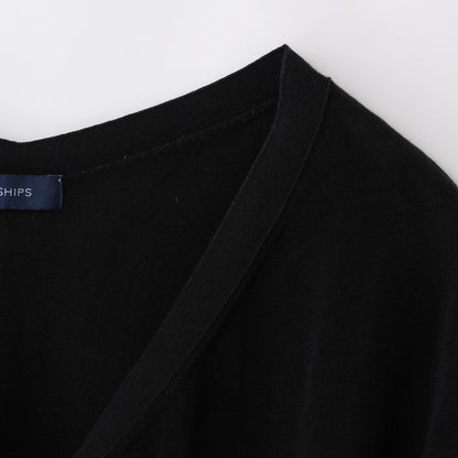 Vネックカーディガン