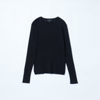 PrimaryNavyLabel:シルクカシミヤクルーネックプルオーバー