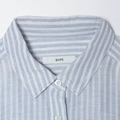 【一部WEB限定】〈手洗い可能〉IMPERIAL LINEN オーバー シャツ