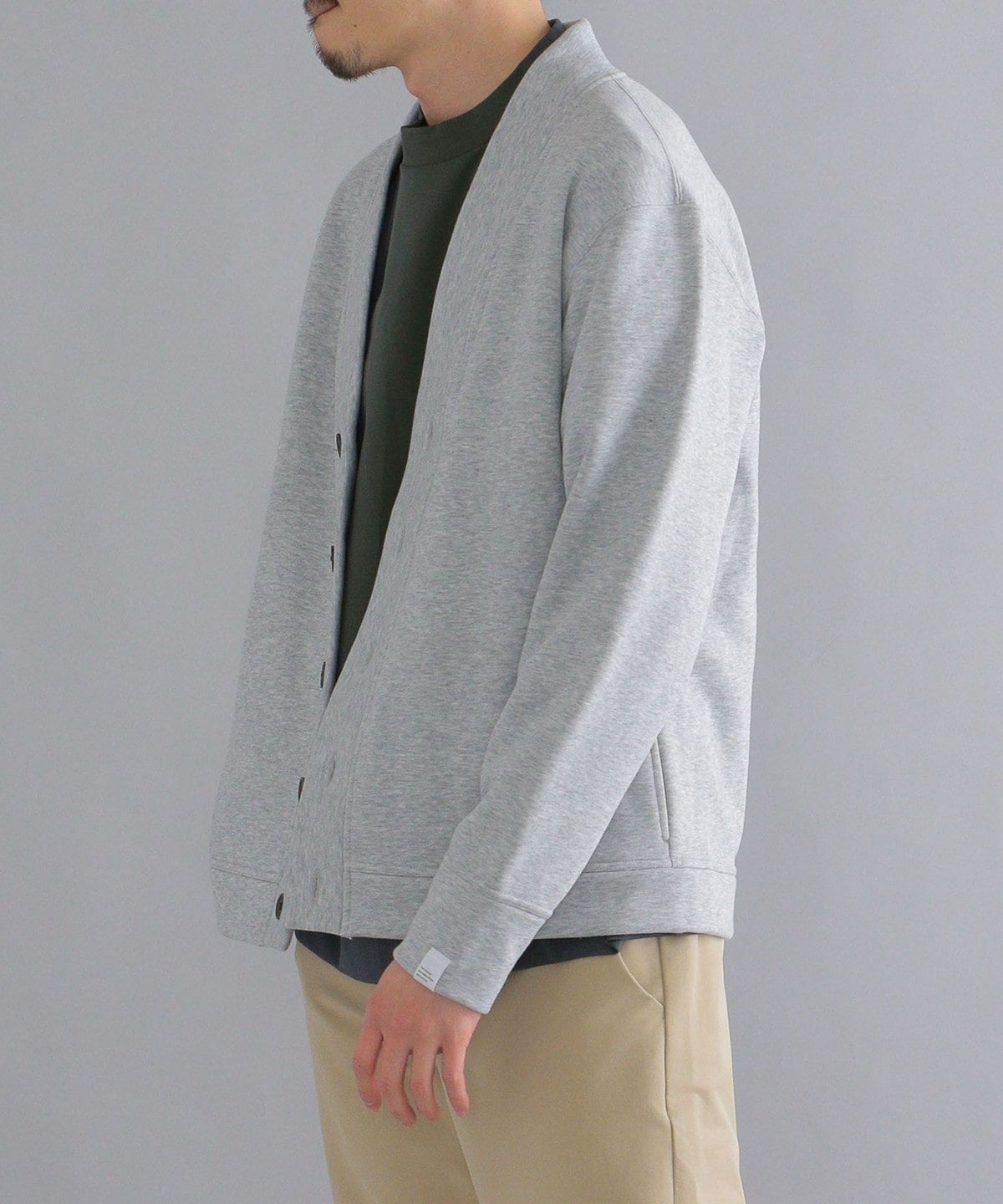 【SHIPS別注】THYARD: SOLOTEX(R) コットン Vネック カーディガン