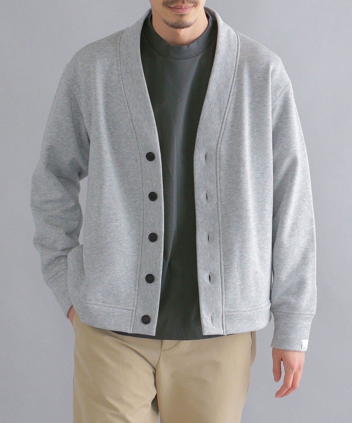 【SHIPS別注】THYARD: SOLOTEX(R) コットン Vネック カーディガン