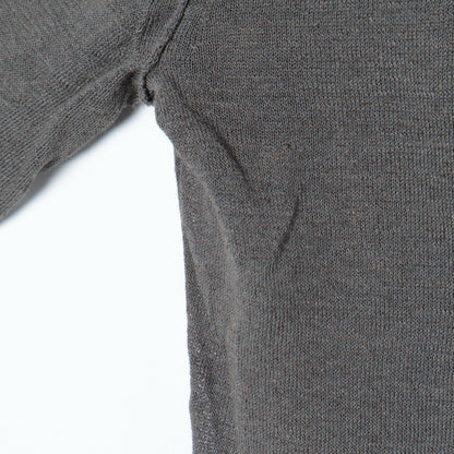 〈手洗い可能〉リネンナイロンバックスリットプルオーバー