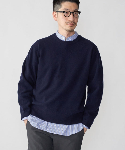 SHIPS: スーパー180'S ラム ウール クルーネック ニット