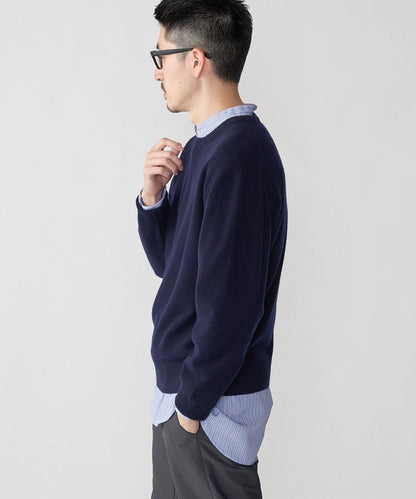 SHIPS: スーパー180'S ラム ウール クルーネック ニット