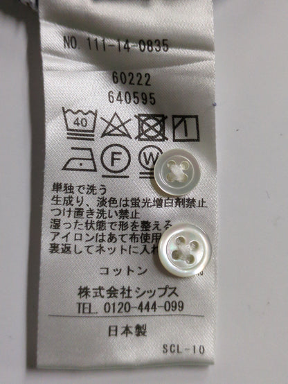 SHIPS: セミワイド カラー ドビー ドット ロングスリーブ シャツ