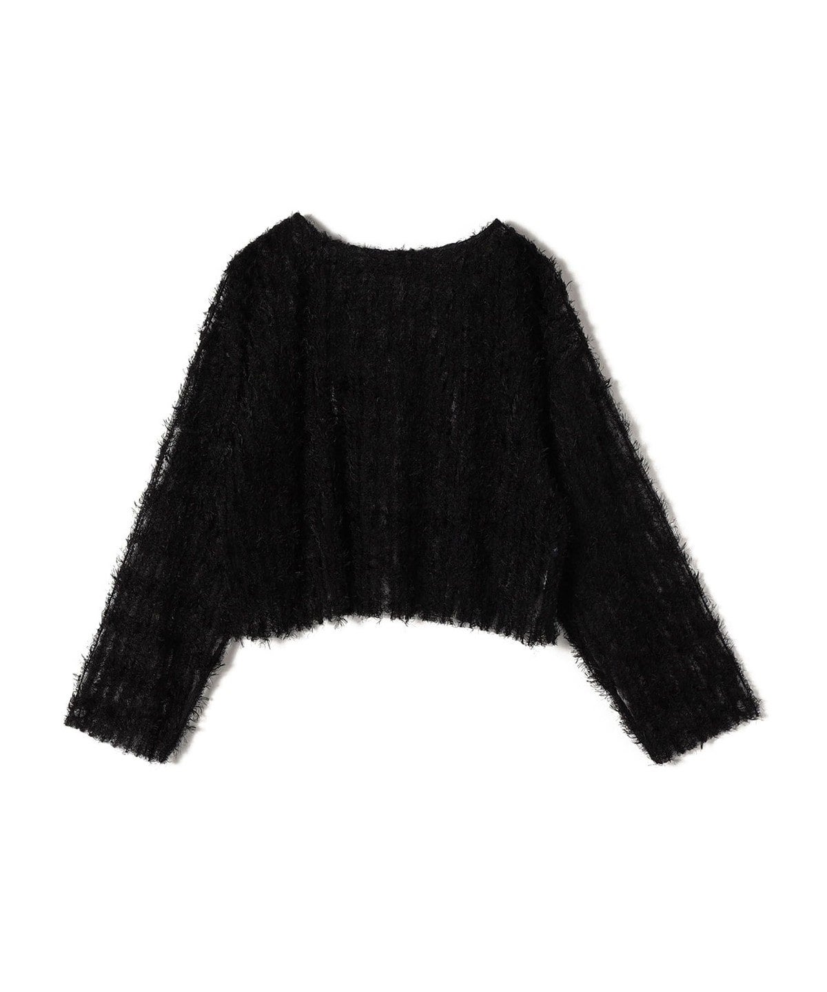 〈手洗い可能〉フェザー チュール ワイド スリーブ ブラウス