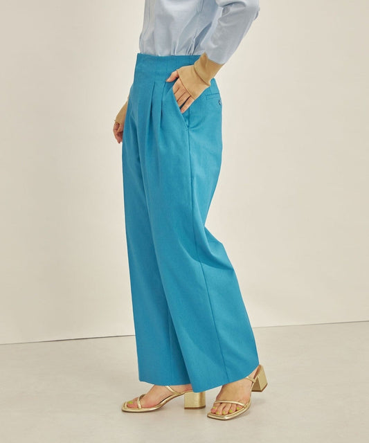 〈手洗い可能〉ドライ オックス ウエスト タック パンツ