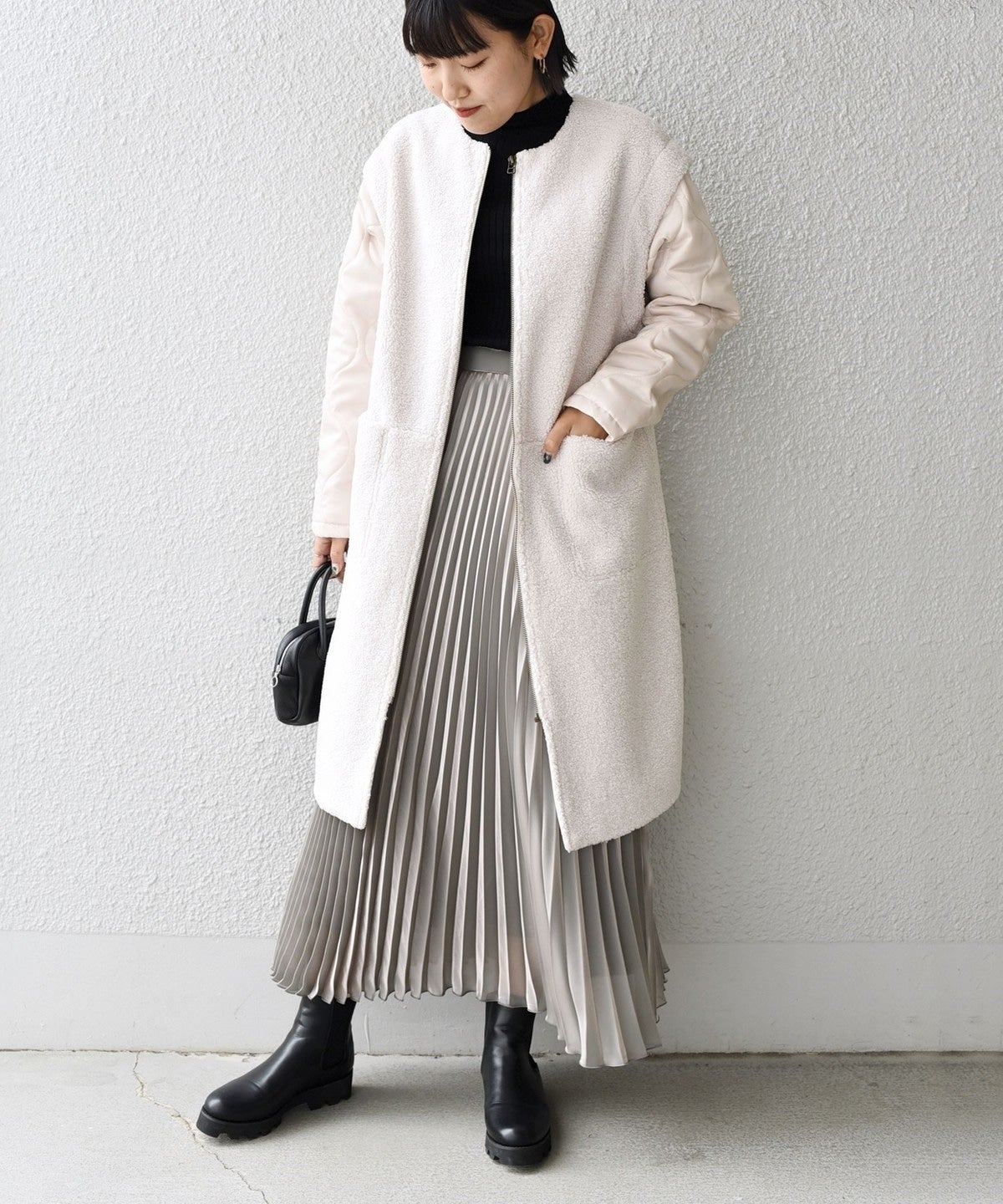 WEB限定】SHIPS any: バルマカーン コクーン コート 24FW / ONE SIZE