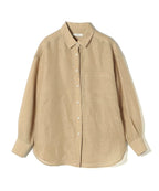 【一部WEB限定】〈手洗い可能〉IMPERIAL LINEN オーバー シャツ