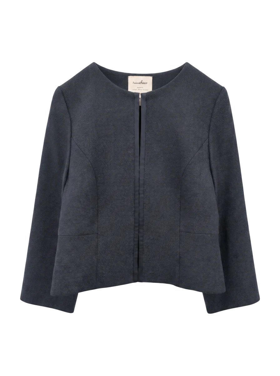troisiemeCHACO:ノーカラージャケット