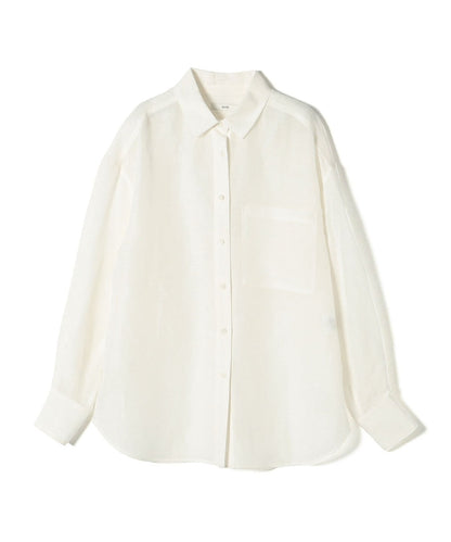 【一部WEB限定】〈手洗い可能〉IMPERIAL LINEN オーバー シャツ