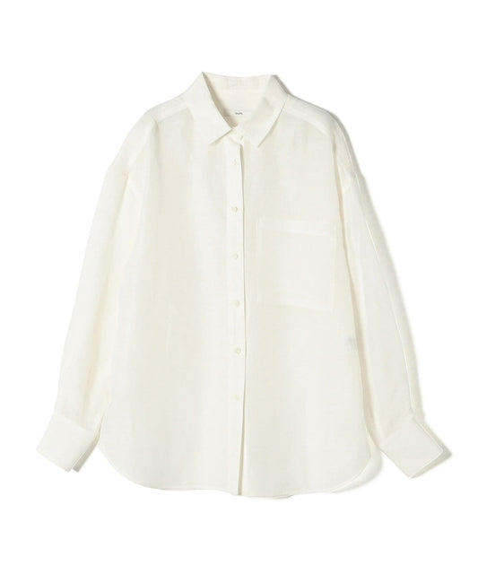 【一部WEB限定】〈手洗い可能〉IMPERIAL LINEN オーバー シャツ