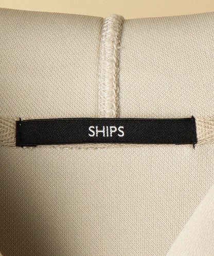 SHIPS: セットアップ対応 バルキー ポンチ ジップ パーカー