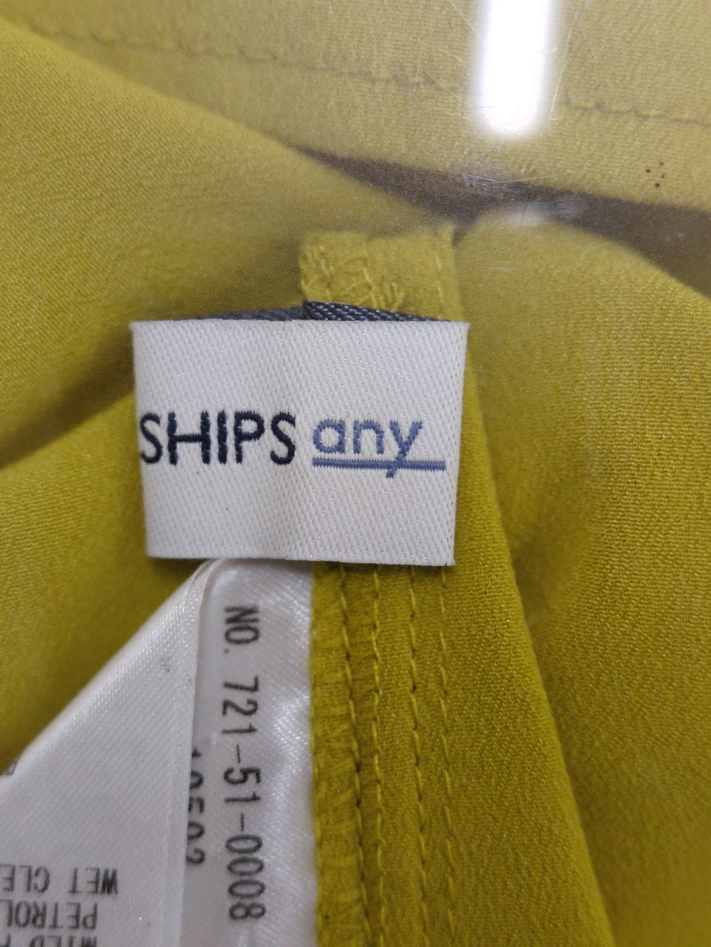 SHIPS any:フレンチスリーブタイブラウス
