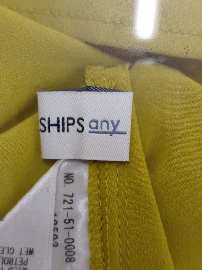 SHIPS any:フレンチスリーブタイブラウス