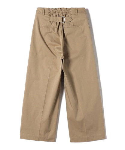 SHIPS Primary Navy Label:〈洗濯機可能〉ワンタック ワイド チノパン