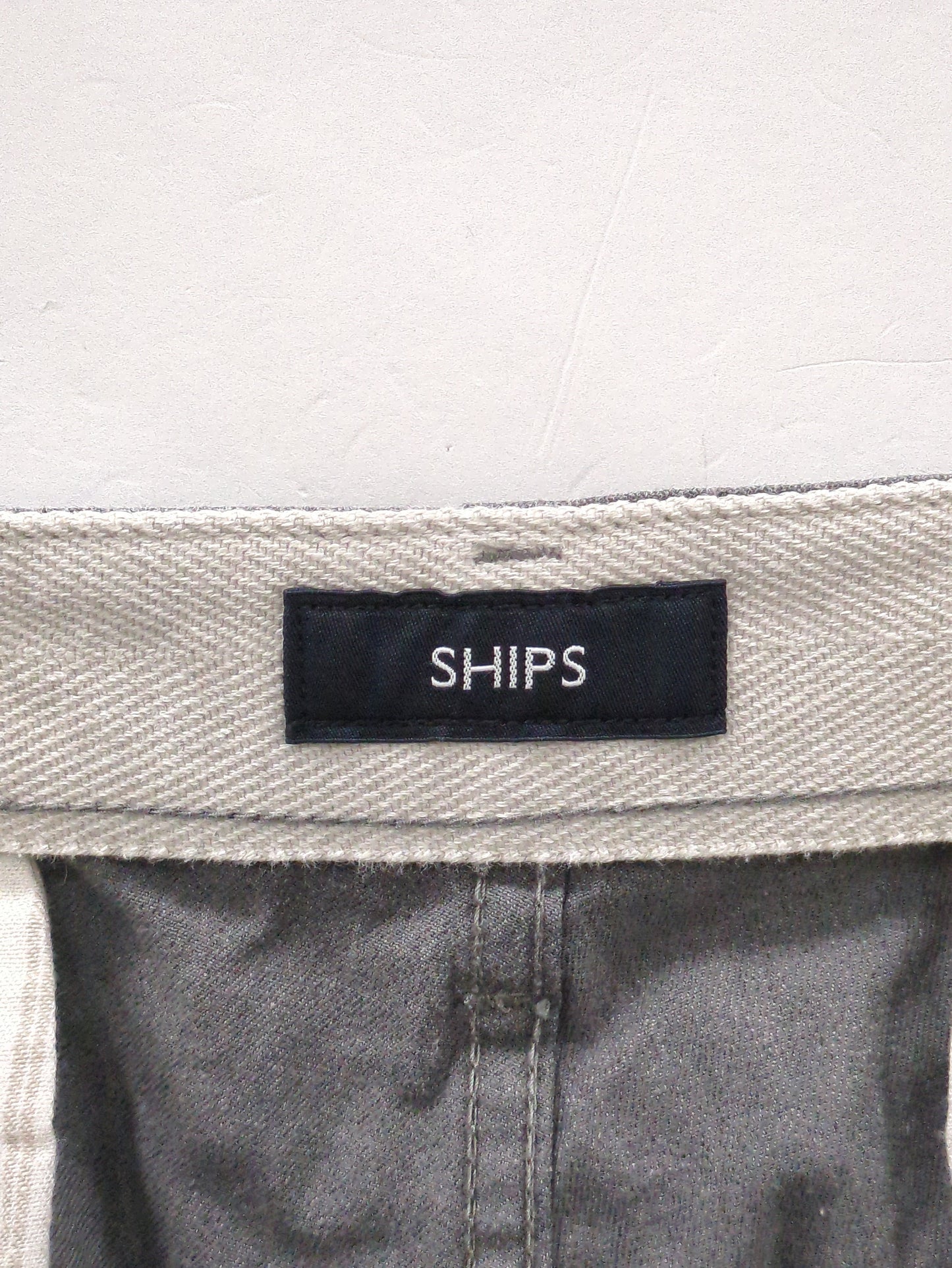 SHIPS:〈抗菌加工〉japan quality カラー テーパード スリム チノパンツ