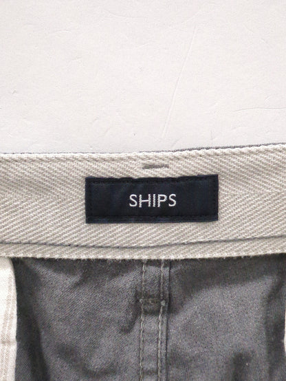 SHIPS:〈抗菌加工〉japan quality カラー テーパード スリム チノパンツ