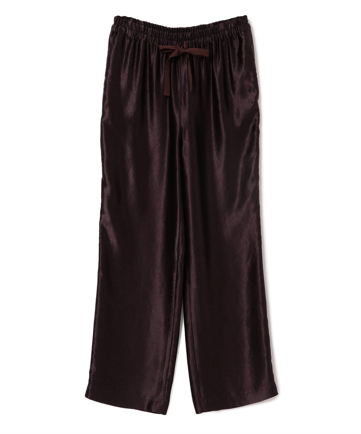 assiette:サテンイージーパンツ