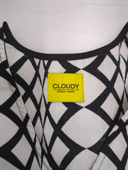CLOUDY:〈手洗い可能〉ショートポンチョトップス