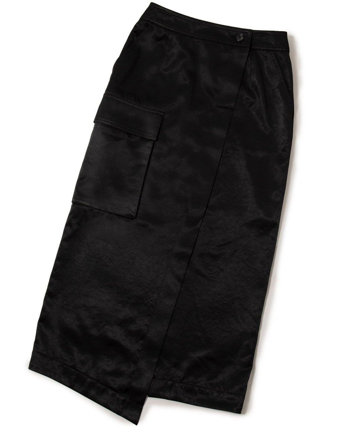 SHOP PRESSサテンラップスカート