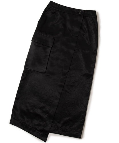 SHOP PRESSサテンラップスカート
