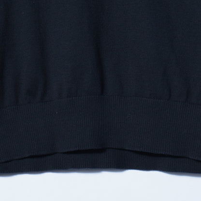 SHIPS Primary Navy Label:〈手洗い可能〉コットンスヴィンラグランプルオーバー