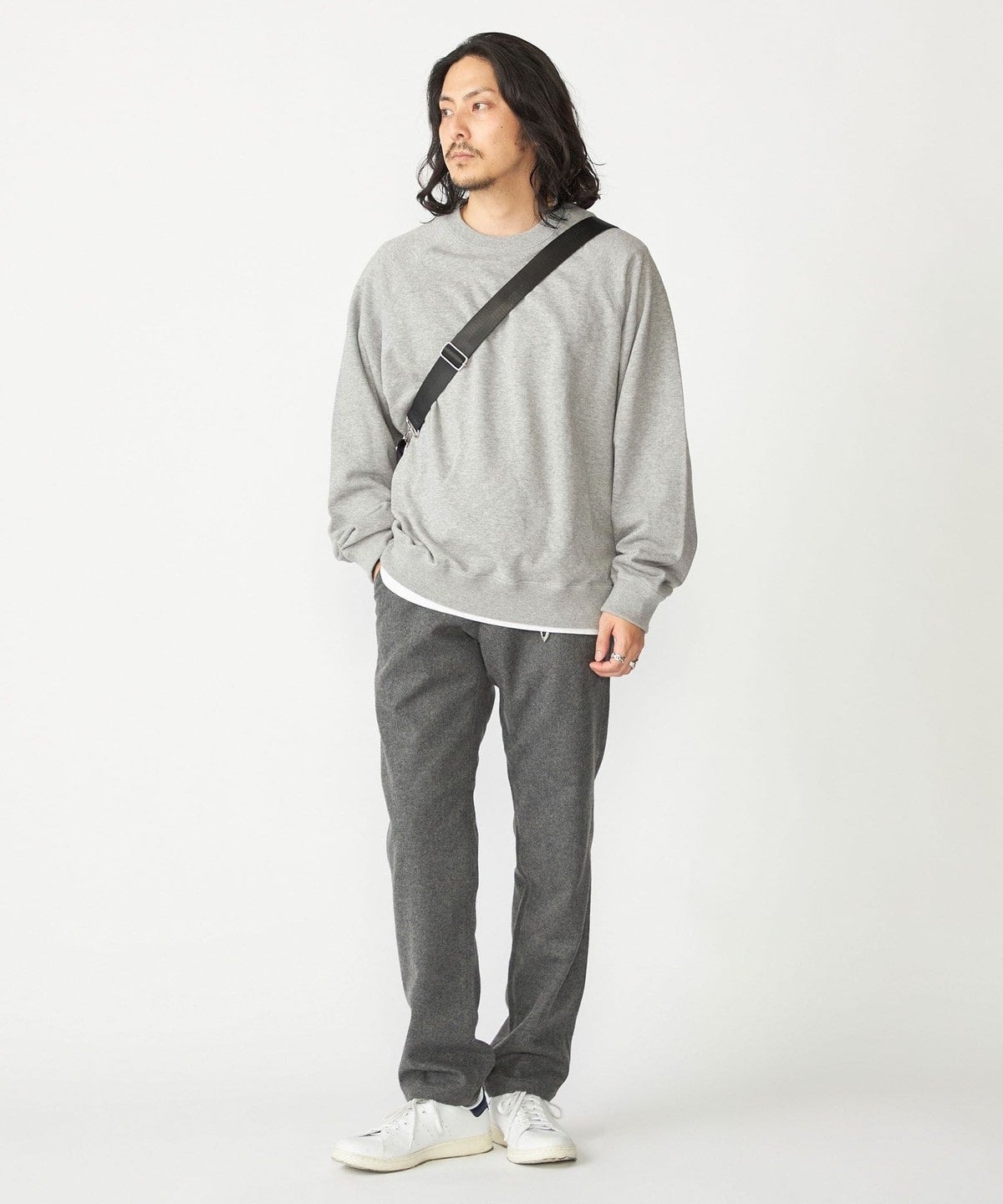 SHIPS: ウール/アンゴラ テーパード チノパンツ 24FW