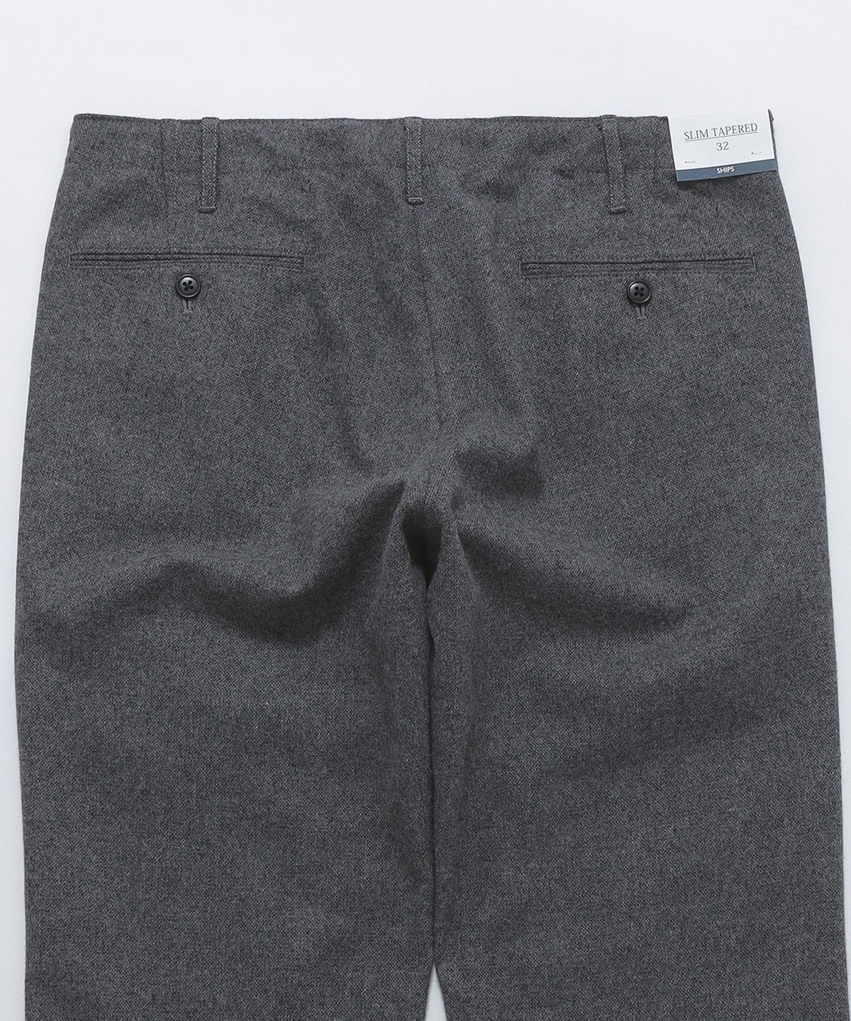 SHIPS: ウール/アンゴラ テーパード チノパンツ 24FW