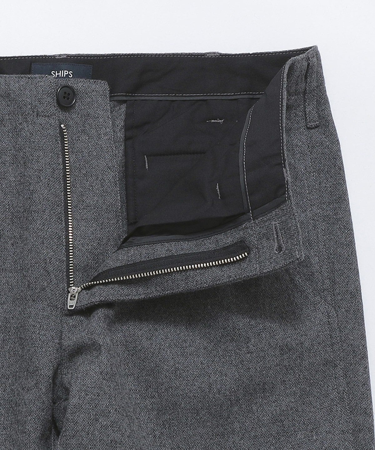 SHIPS: ウール/アンゴラ テーパード チノパンツ 24FW