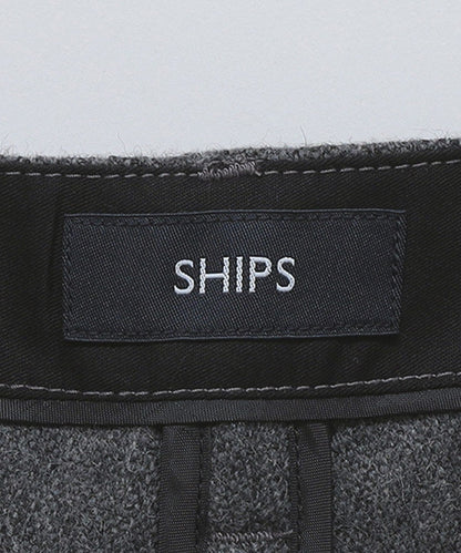 SHIPS: ウール/アンゴラ テーパード チノパンツ 24FW