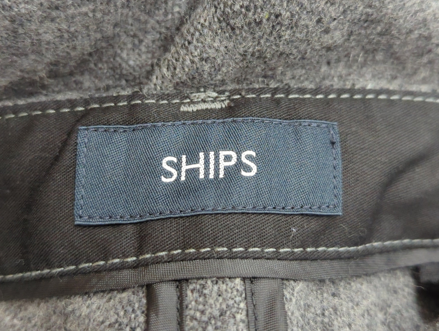 SHIPS: ウール/アンゴラ テーパード チノパンツ 24FW