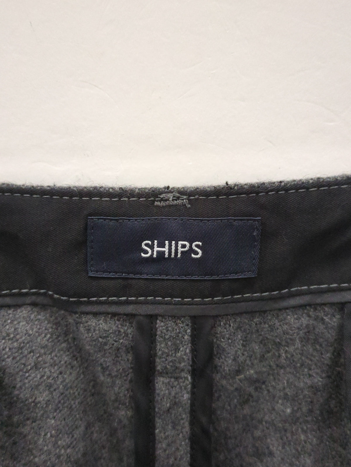 SHIPS: ウール/アンゴラ テーパード チノパンツ 24FW