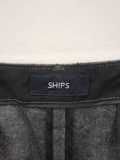 SHIPS: ウール/アンゴラ テーパード チノパンツ 24FW