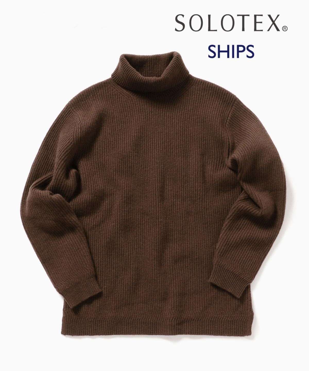SHIPS: SOLOTEX(R) カシミヤブレンド タートルネック ニット