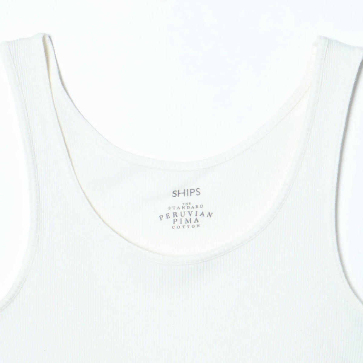SHIPS:PERUVIAN COTTON TANK TOP