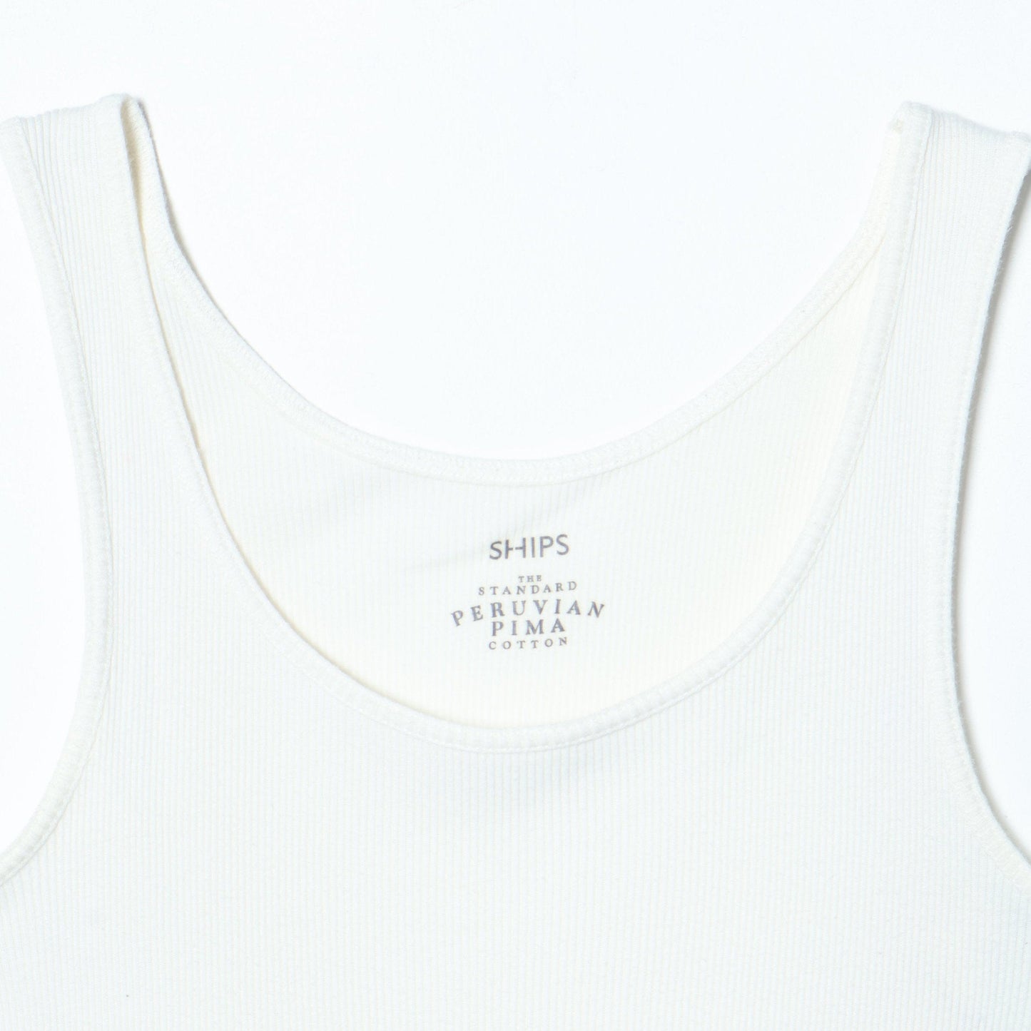 SHIPS:PERUVIAN COTTON TANK TOP