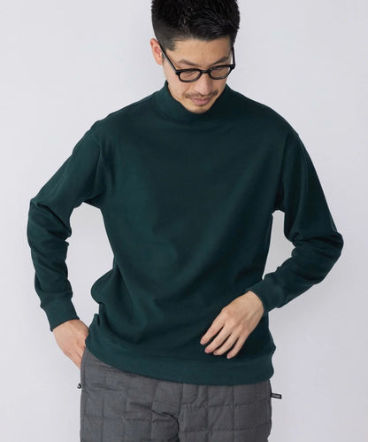SHIPS: モイスチャー ハイネック プルオーバー 22FW